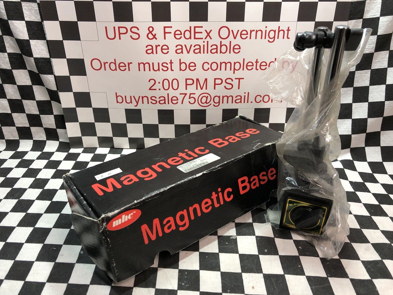 MAGNETIC BASE 625-0301, 6250301, SHIPSAMEDAY