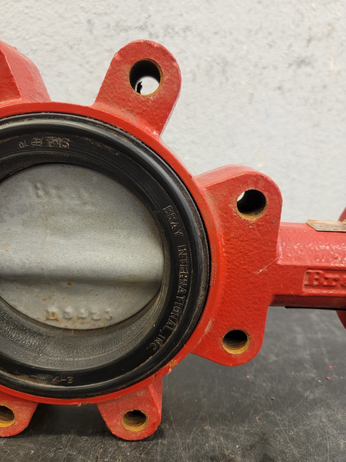 BRAY 4″ BUTTERFLY VALVE SERIES 31 Used A6