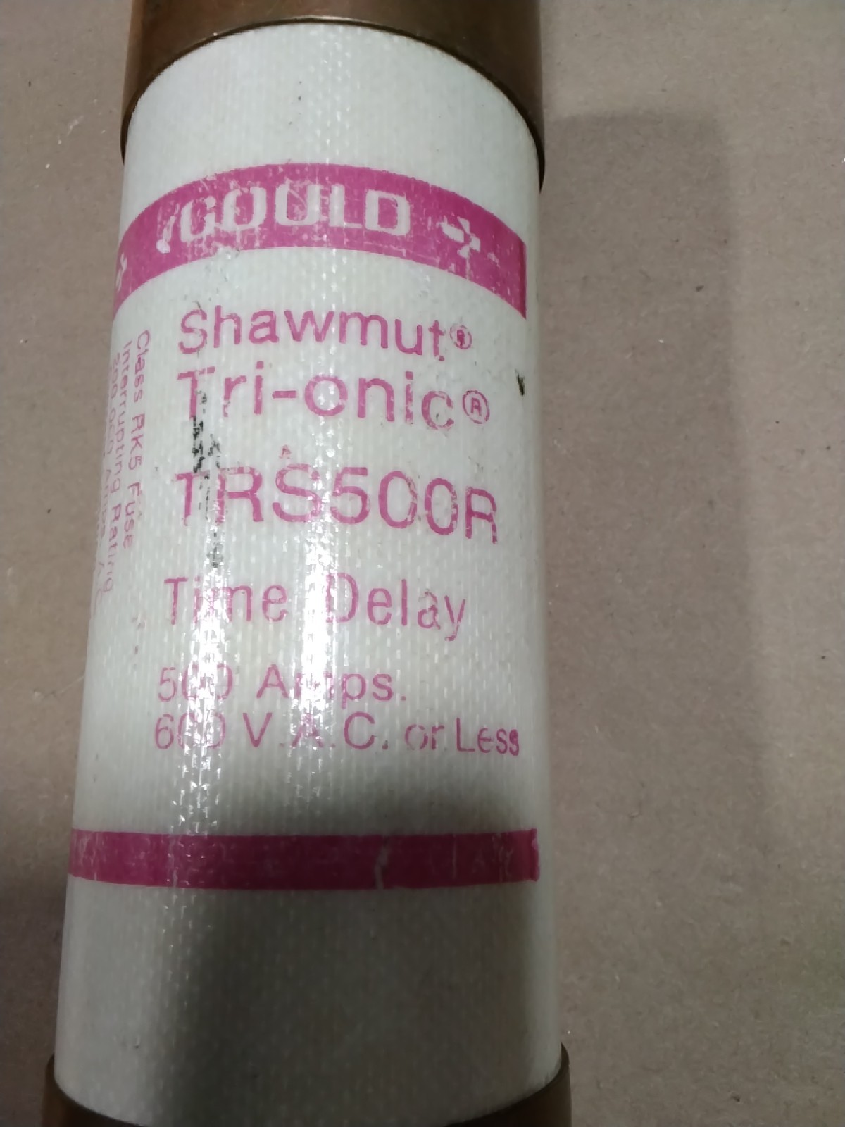 GOULD SHAWMUT 500A TRI-ONIC Time Delay TRS500R