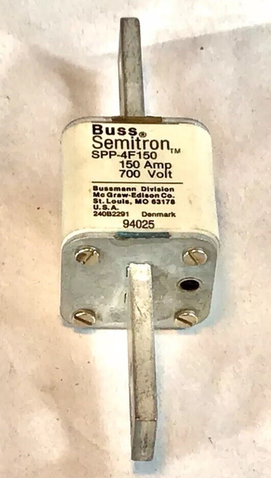 NEW BUSS SEMITRON SPP-4F150 Fuse 150 Amp (700 Volt) NOS Money Back Guarantee