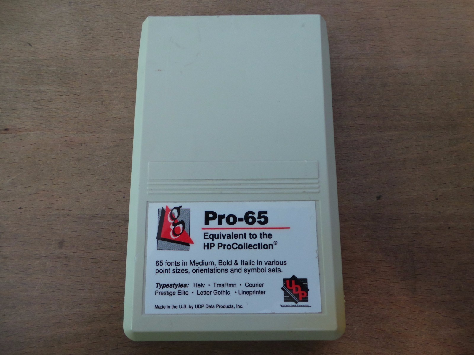 UDP Data Pro-65 Font Cartridge Epson Printers HP Pro Computer Collectable