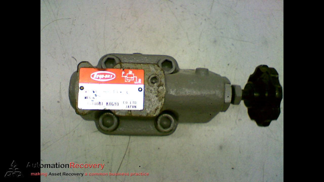 TOYOOKI HR3-BG1L-04 BALANCING PISTON RELIEF VALVE, NEW* #169711