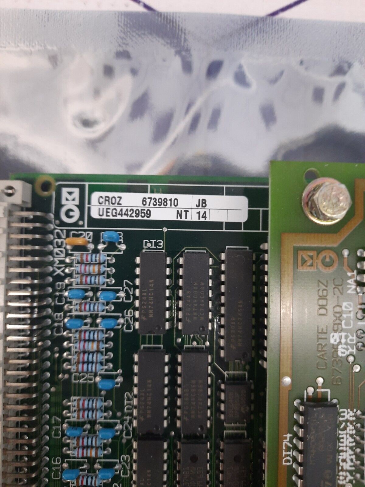 MGE CROZ 6739810 / DO6Z 6739840 / 6739809XD-1JA CARD