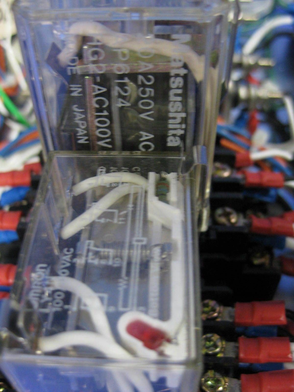 TEL Tokyo Electron 600 FNC AC/DC Relay Supply Panel