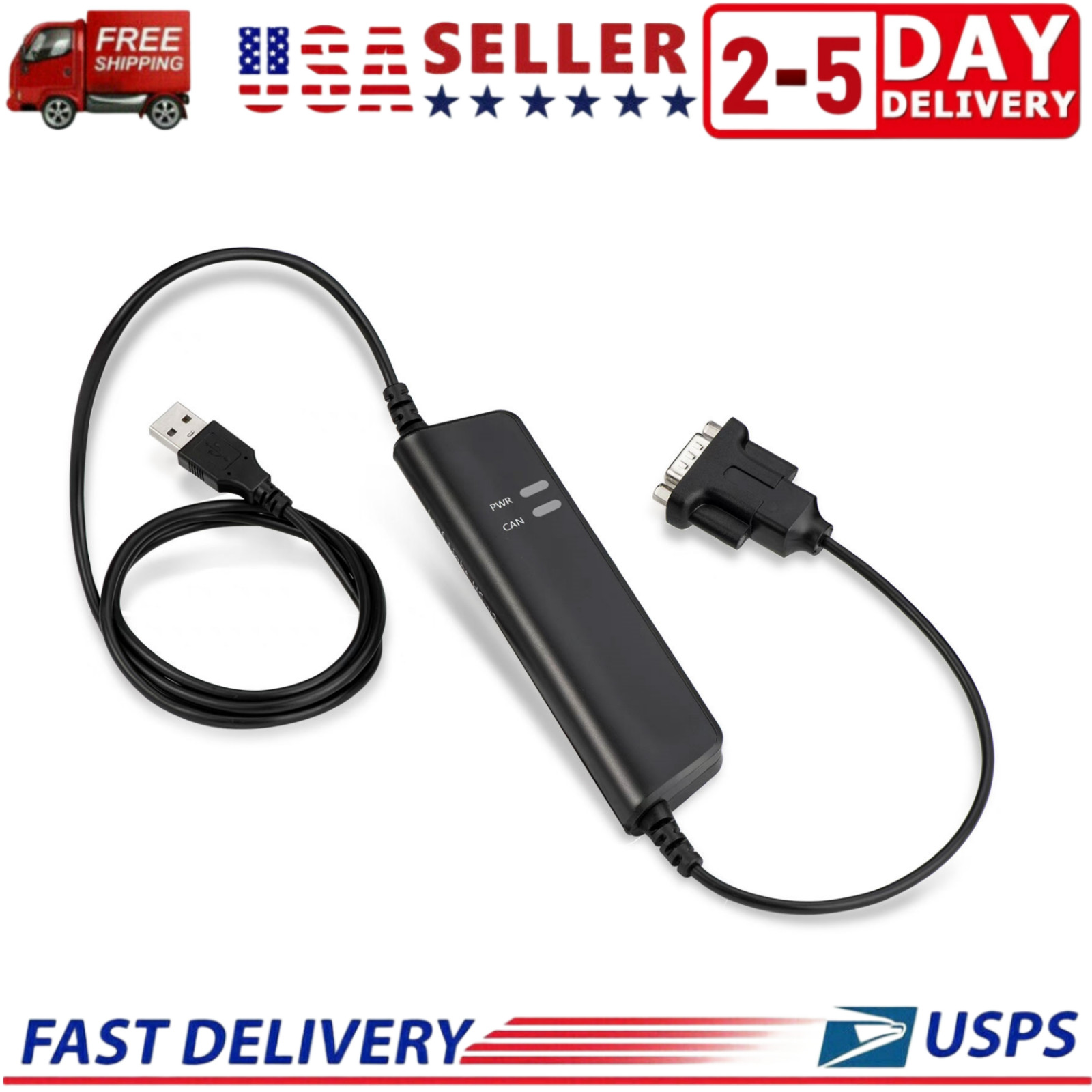 For Kvaser Leaf Light HS V2 Cheaper CAN Bus Cable Support High Speed USB for CAN