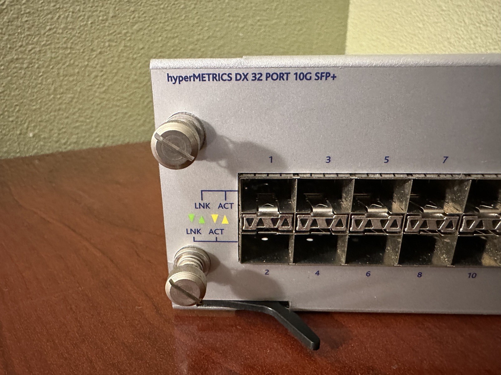 SPIRENT DX-10G-S32 HYPERMETRICS DX 32 PORT 10G SFP+ MODULE TESTED