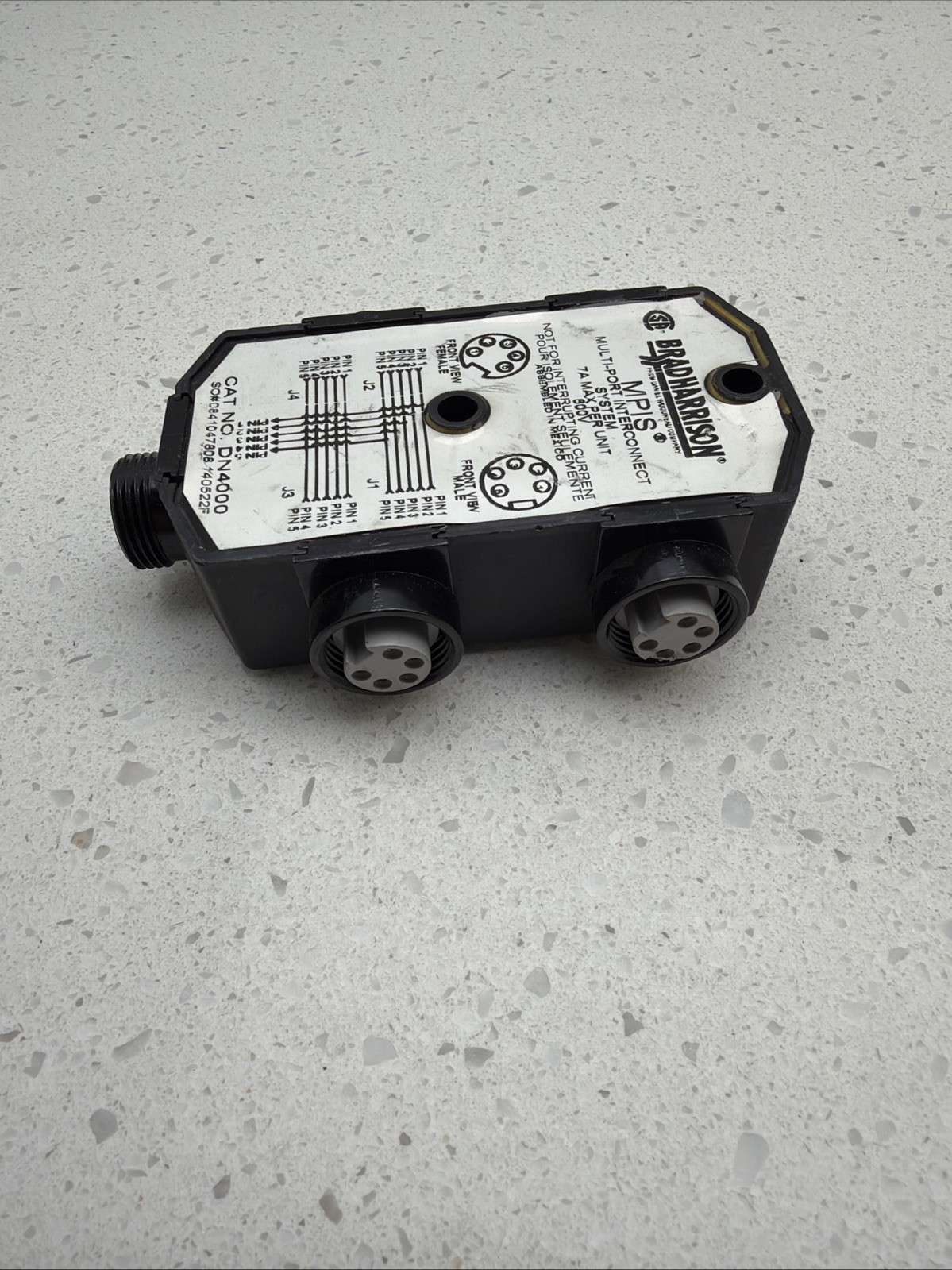 NEW Brad Connectivity DN4000 1300360005 7A Multi-Port Interconnect Juntion