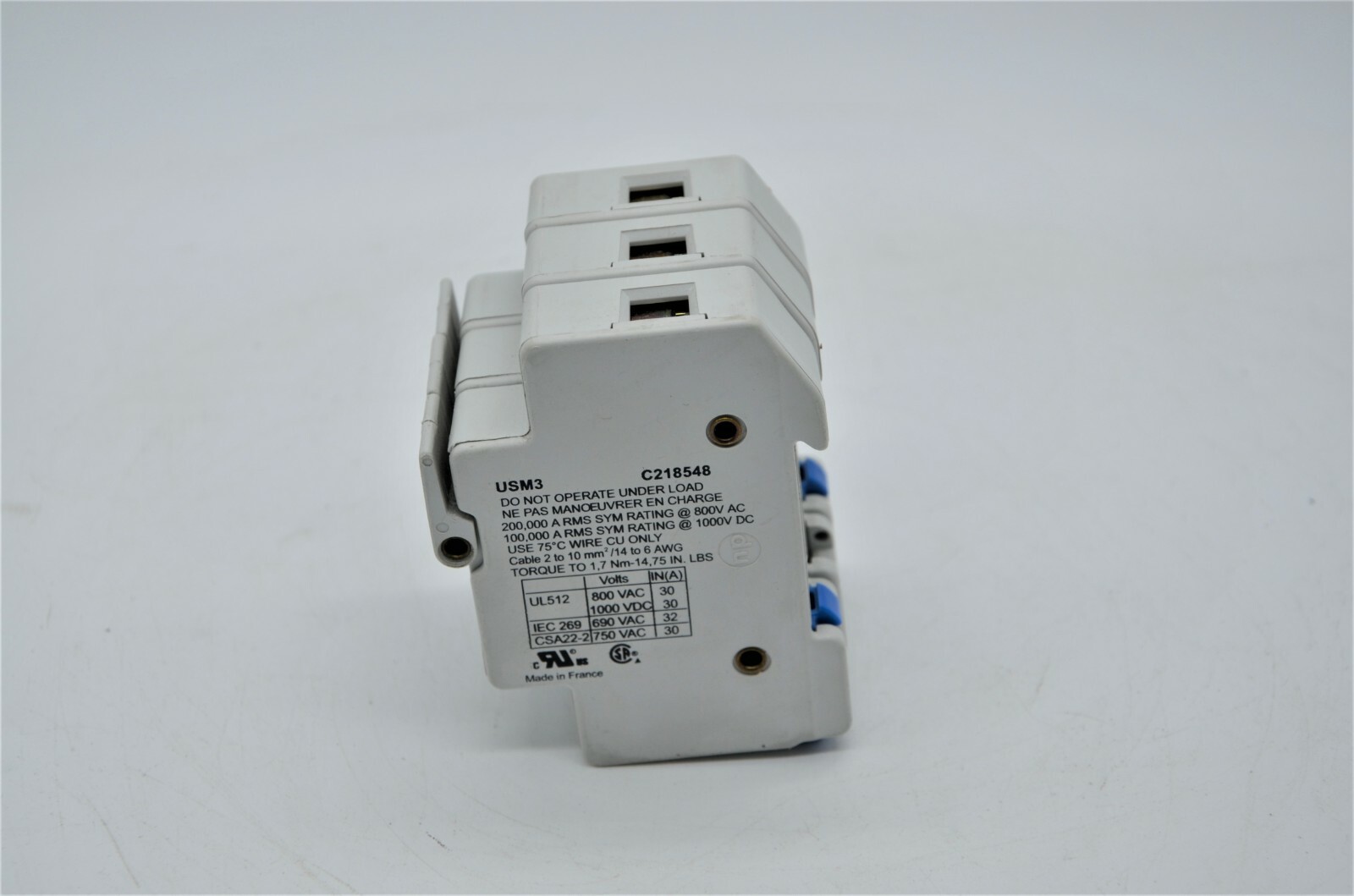 USM3 – C218548 – FERRAZ SHAWMUT USM3 Fuse holder
