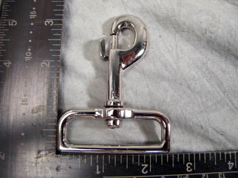 2pk 2″ Swiveling D-Ring Snap Bolt w/ Chrome Finish NEW