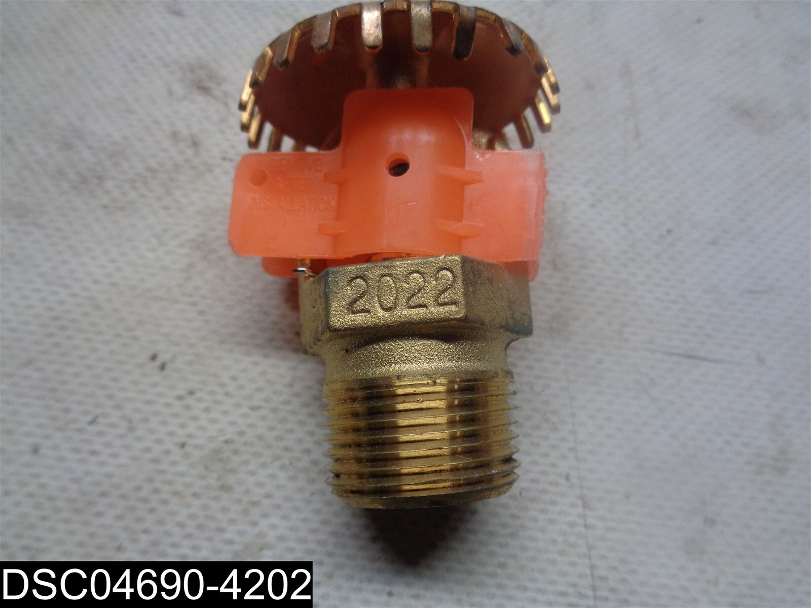 2022 V3403 Upright Sprinkler Brass Piece