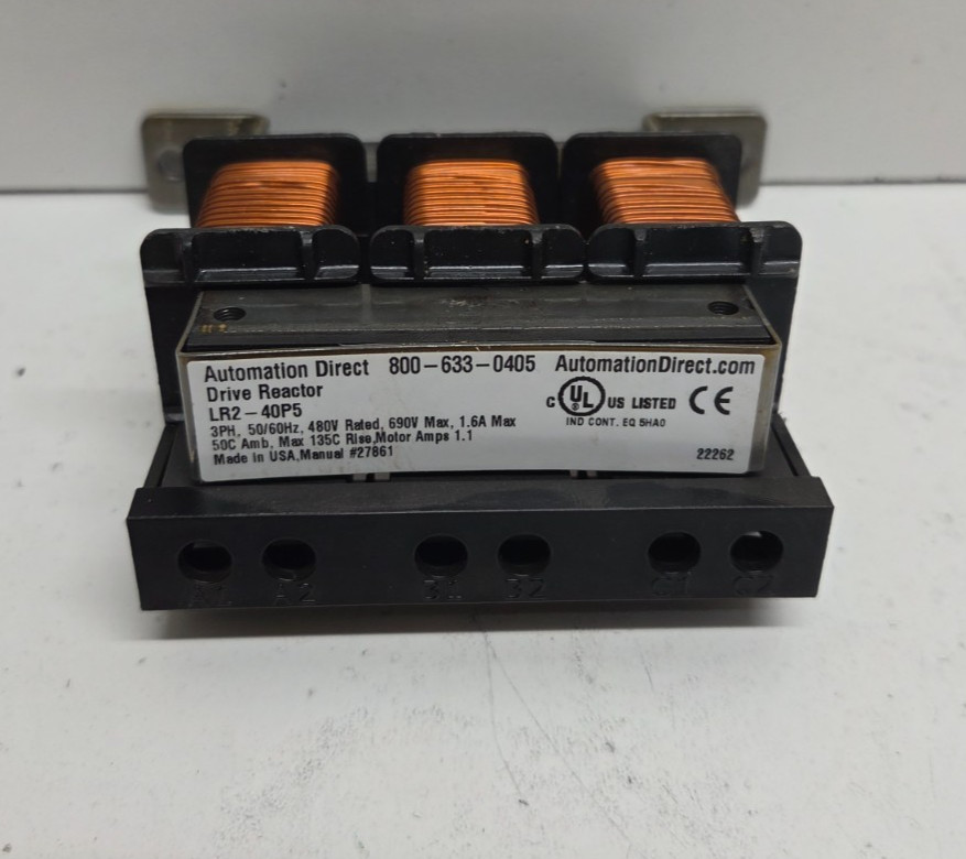 NEW NO BOX! AUTOMATIONDIRECT 460V 1/2HP 3PH LINE REACTOR LR2-40P5