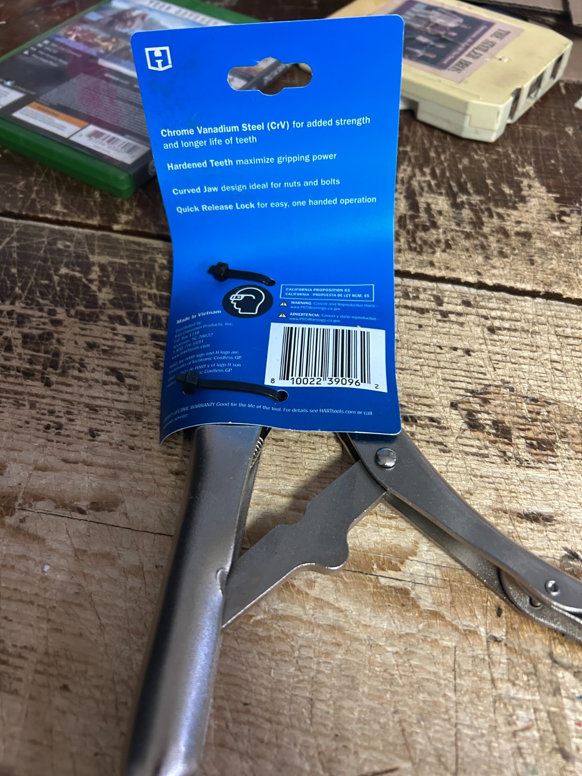 🛠️ HART Curved Locking Jaw Pliers NEW