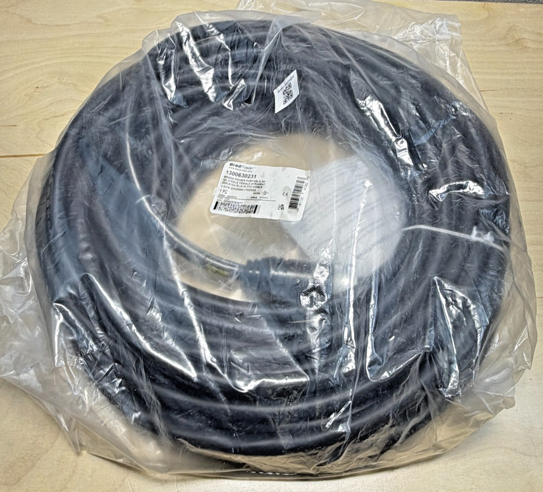 Woodhead C04000K17M200G Brad Power SK QC 4-Pole Cable, 20M, 10/4 1300630231
