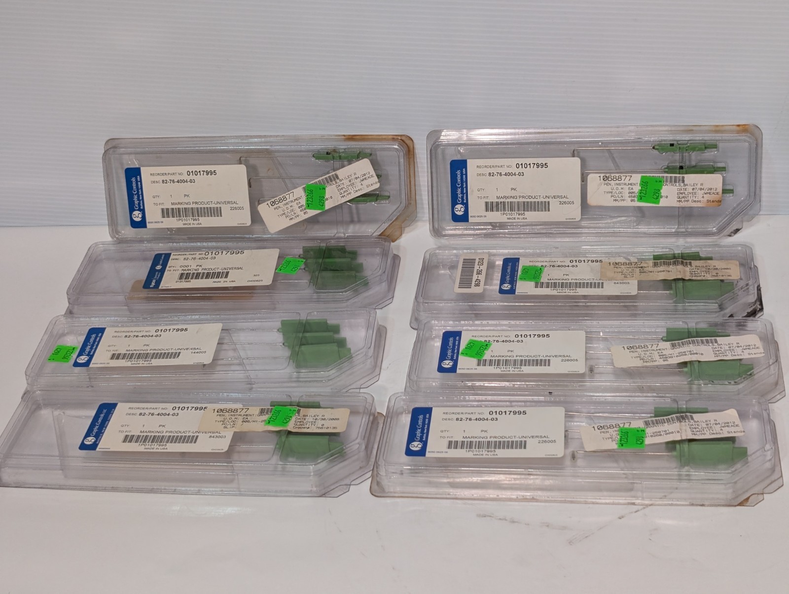 Lot of Graphic Controls 82-76-4004-03 Universal Product Marking Pens, 01017995
