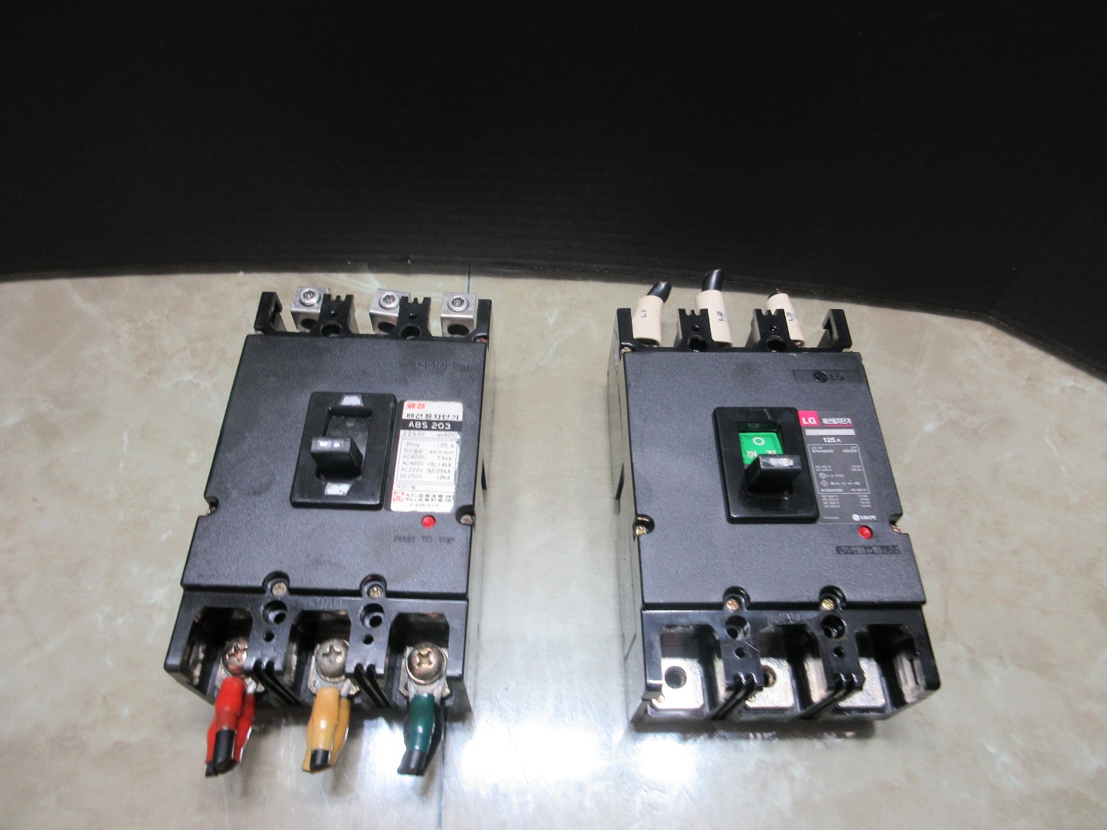 MITSUBISHI NO-FUSE BREAKER ABS 203 225AF 125A 3POLE F448 9006 CNC EACH 1