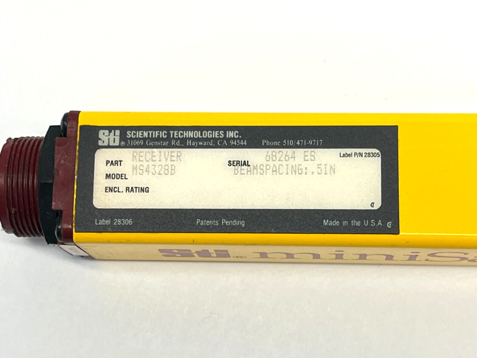 Omron STI MS4328B Safety Light Curtain Receiver