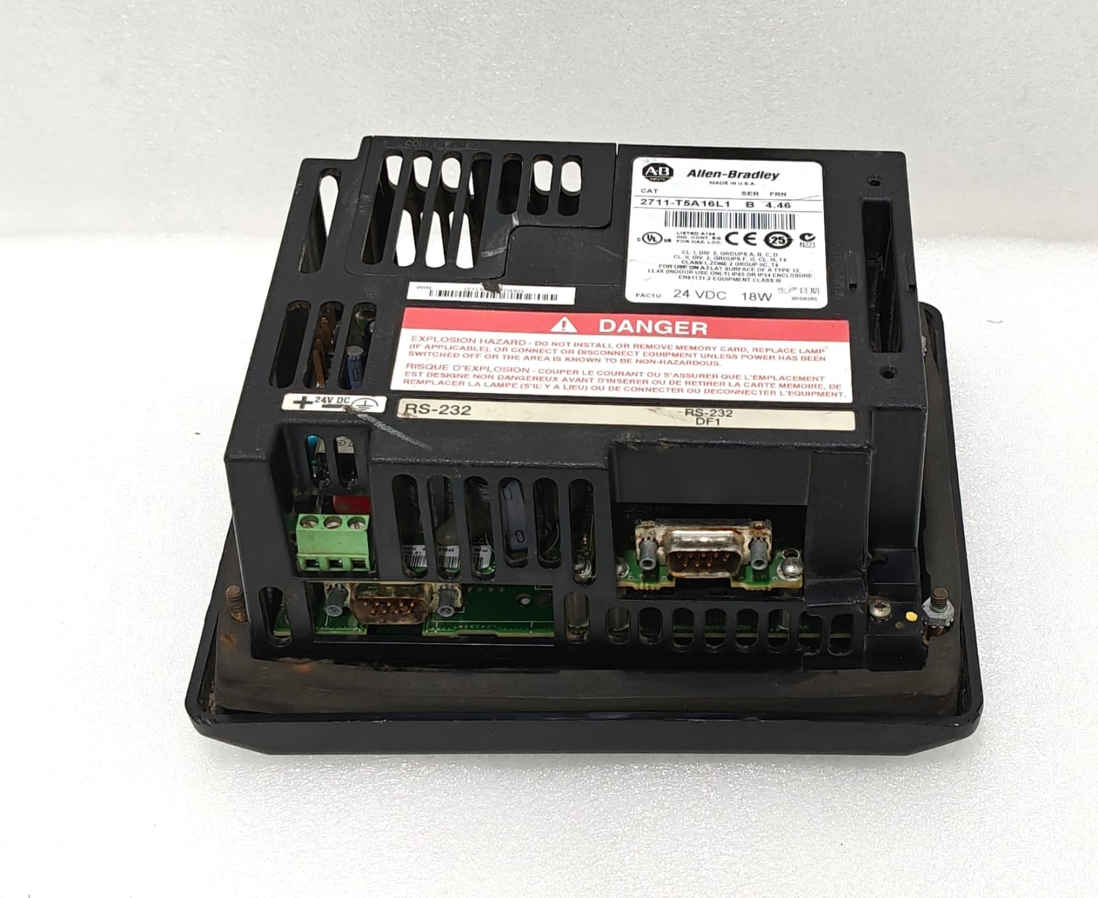 Allen Bradley PanelView 550 2711-T5A16L1 Ser B Frn 4.46 Touchscreen HMI