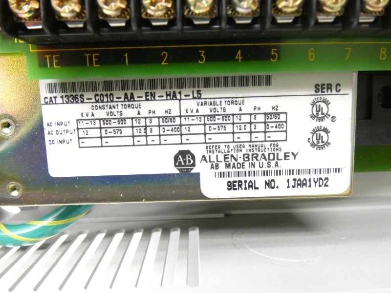 INDUSTRIAL SPARE PART 1336S-C010-AA-EN-HA1-L5 SER. C 575V 12A NSMP