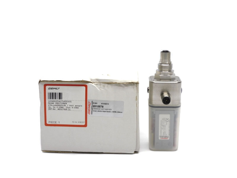 GEMU 1434000Z1A071A001S01 2015578 24VDC 8.0BAR NSMP