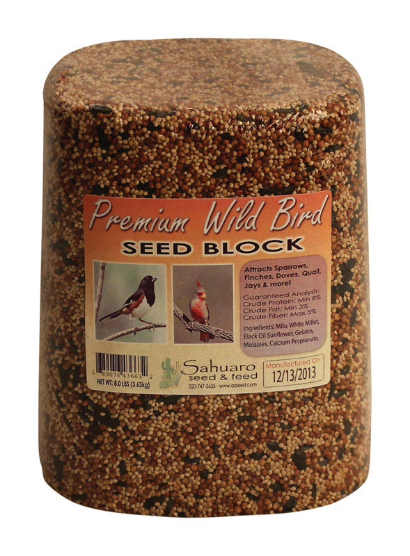 WILD BIRD BLOCK 8LBS (Pack of 1)