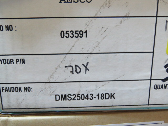 Fujikura DMS25043-18DK Qty of 6 per Lot Dust Cap for Receptacle Olive Drab Chro