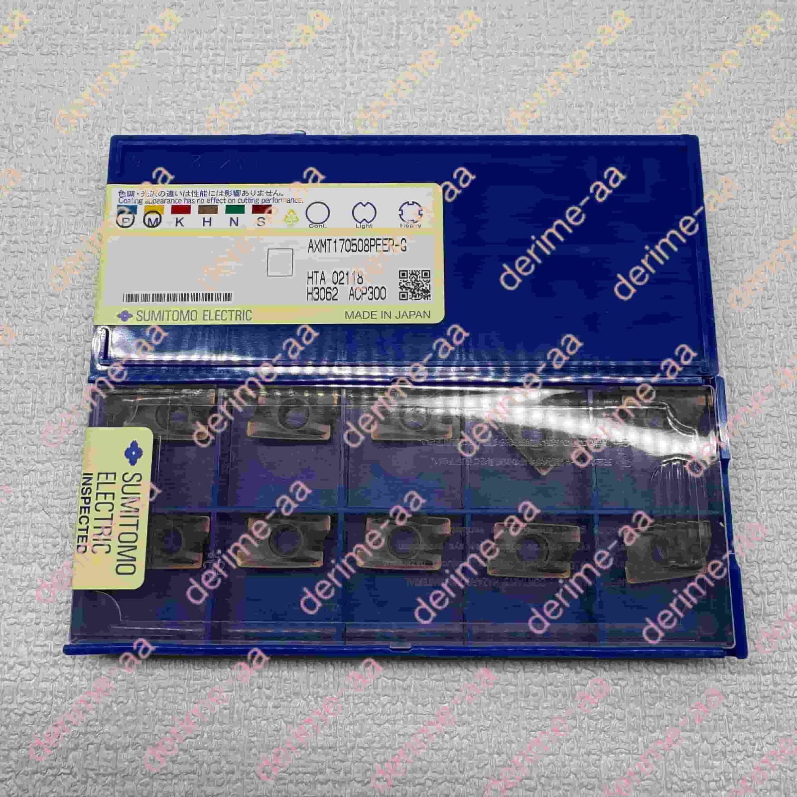 Sumitomo AXMT170508PEER-G ACP300 CNC inserts#1pcs new in box