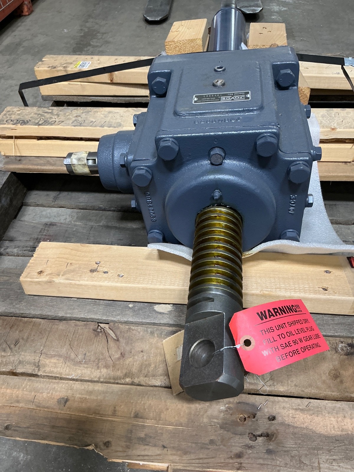JOYCE DAYTON 0008-1AD7 WORM GEAR MACHINE SCREW JACK 1059567