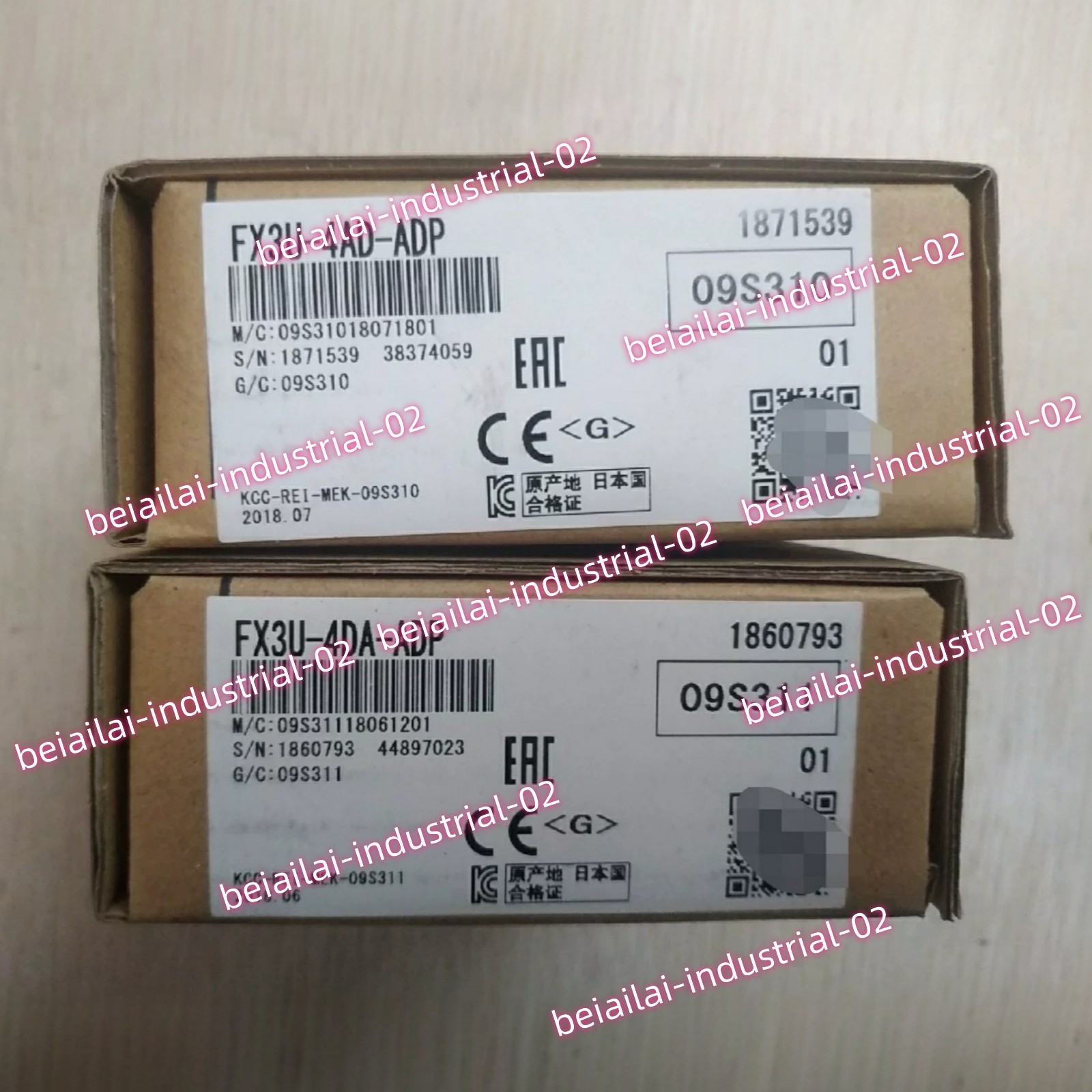 Mitsubishi PLC Module FX3U-4AD-ADP#1pcs new in box