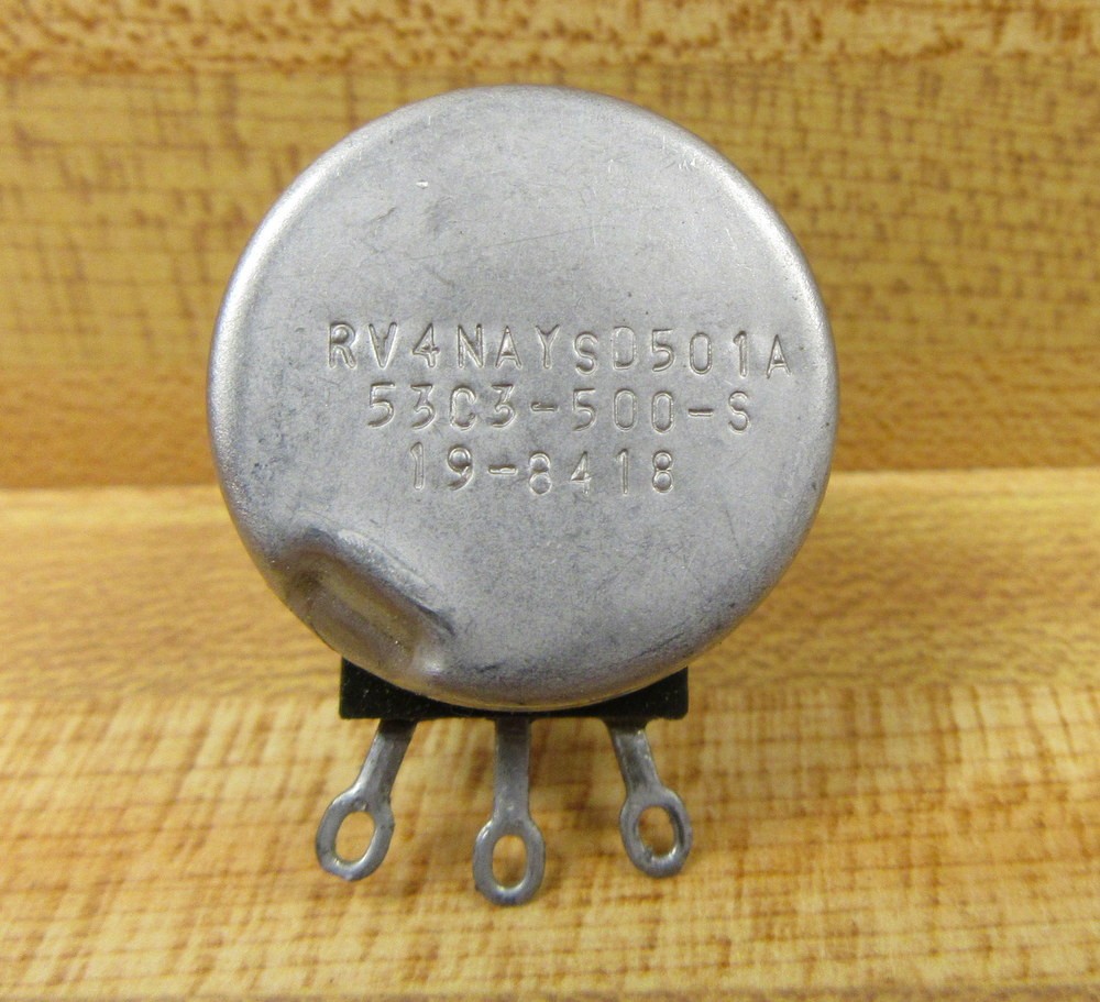 Clarostat RV4NAYSD501A Potentiometer 53C3-500-S W/O Nut (Pack of 3)