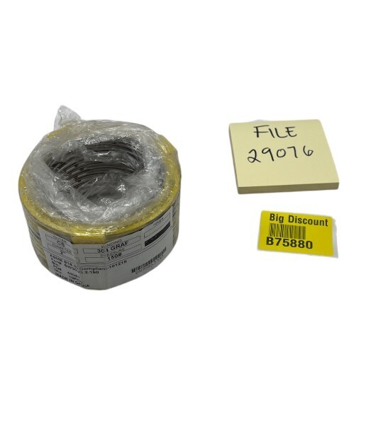 Pack of 10 Spiral Wound Gasket SW304G.2.150 2 in Diameter 304 Graf Winding CS