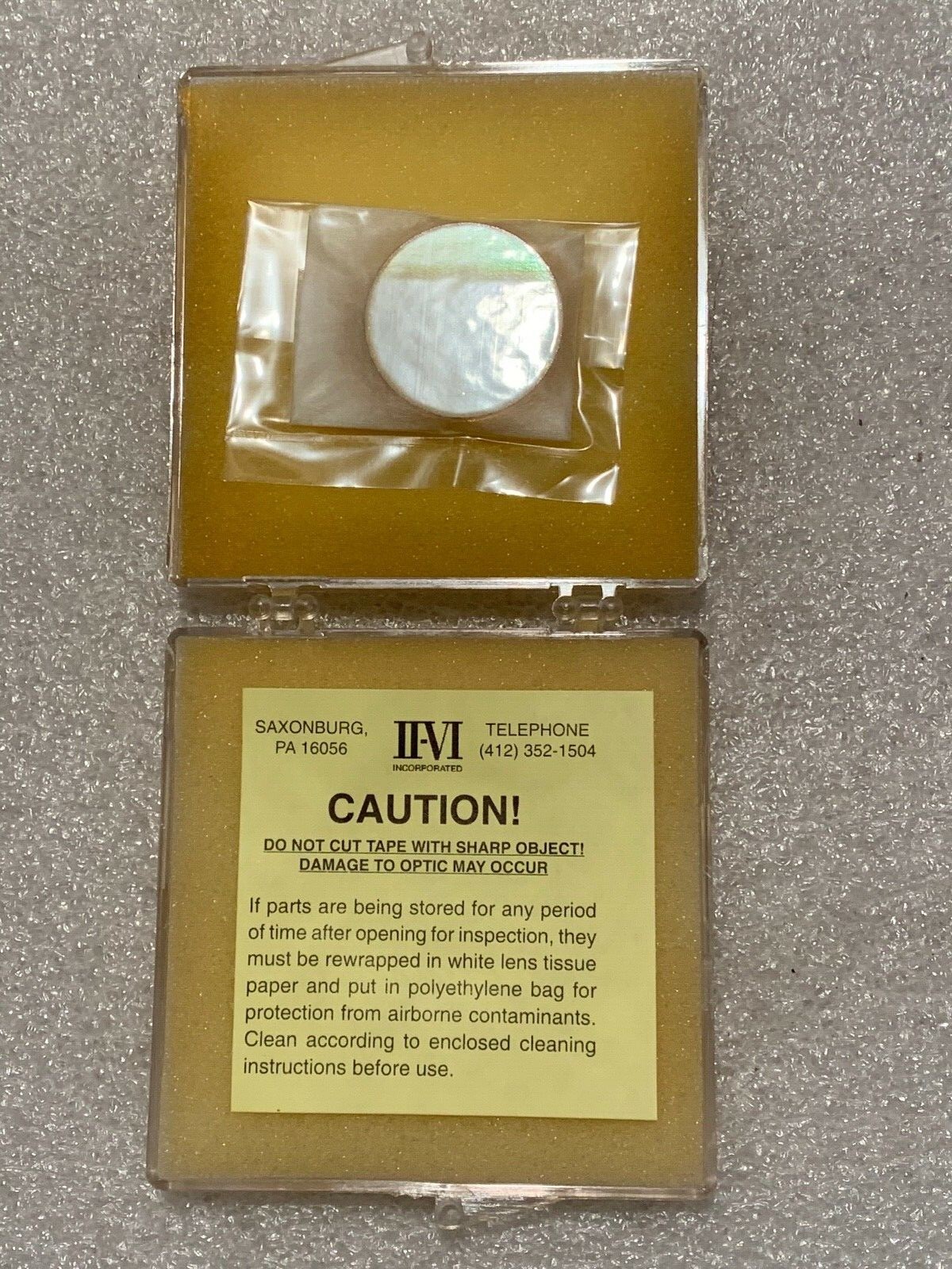 Lumenis ESC Sharplan DermaK Erbium 2.94u Rear Reflector HR – New Old Stock