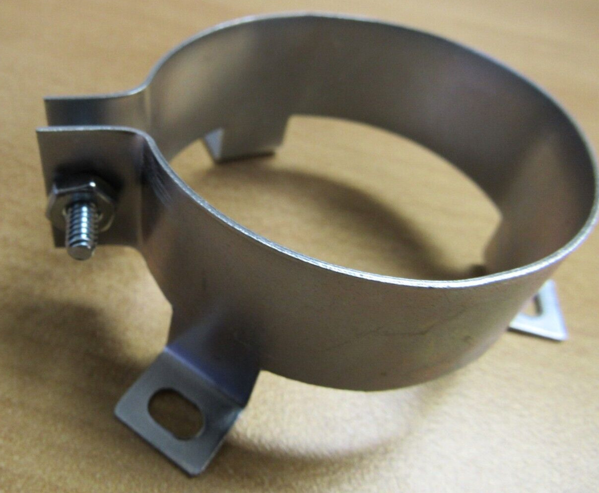 Lot of 4 Cornell Dubilier VR8A Vertical Capacitor Mounting Clamp 2 – 2-1/16 Diam