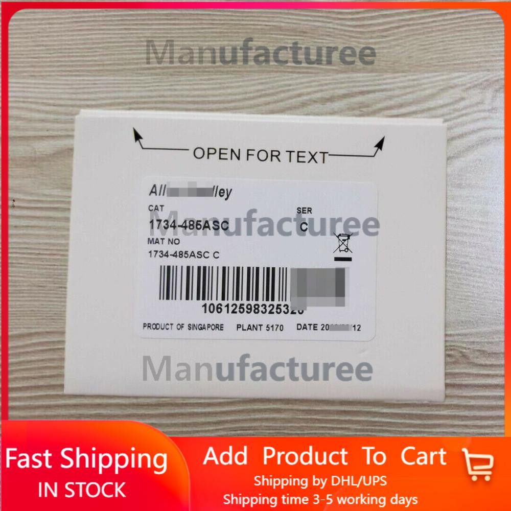 1734-485ASC /C AB I/O RS-485/RS-422 ASCII Interface New Fast Shipping