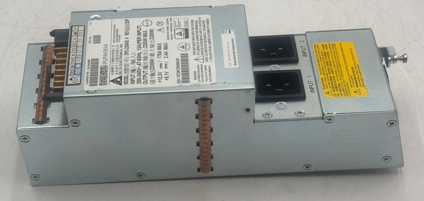 DELTA ELECTRONICS DPS-2200AB A Juniper: 740-044981 POWER SUPPLY