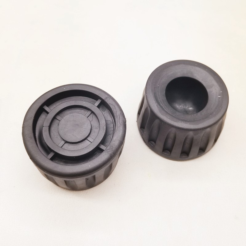 3Pcs 15mm ID Rubber Tripod Feet, Tripod Replacement Parts, Black