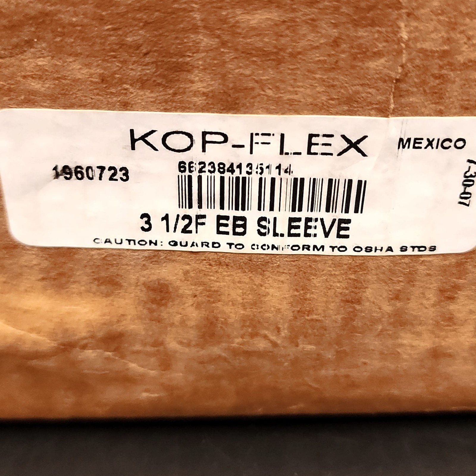 Kop-Flex 1960723 3.5F EB Sleeve Coupling New Emerson Power Transmission Corp