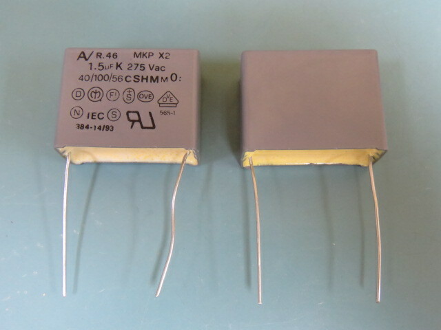 Arcotronics R466155K275BRL Qty of 20 per Lot Radial lead 1.5uF 275 Vac