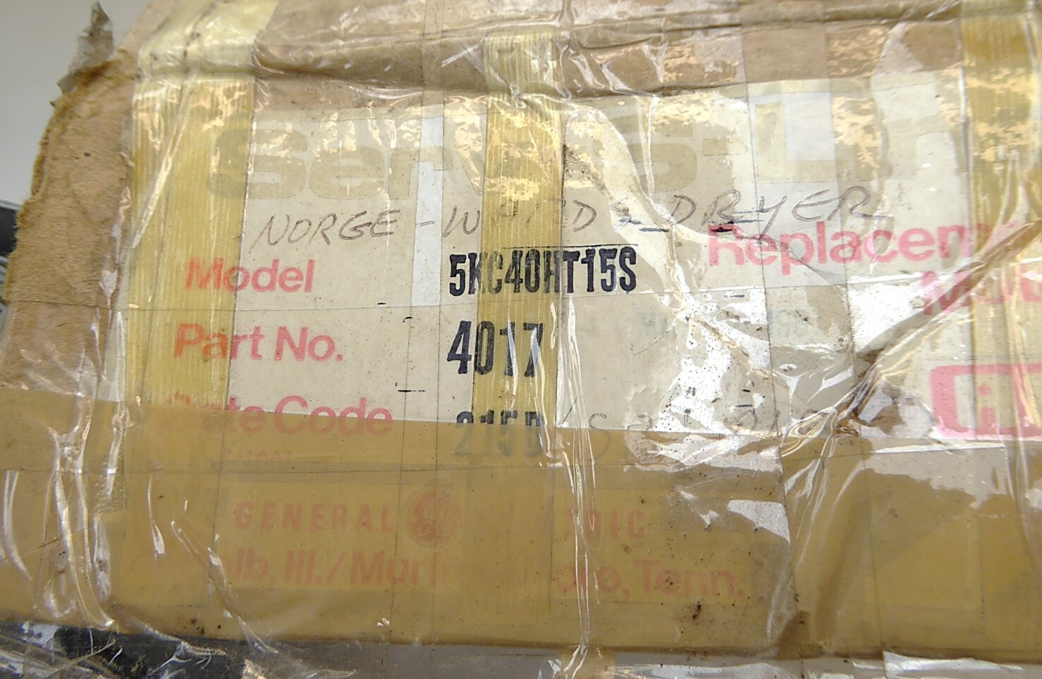 GE 5KC40HT15S 1/2HP 115V 7.4A 1725RPM #4017 NEW IN BOX