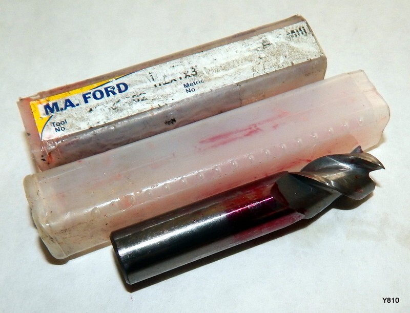 M.A. Ford 63.5mm OAL 12.6mm O.D. 11.8mm Cut 3-Flute Cutter