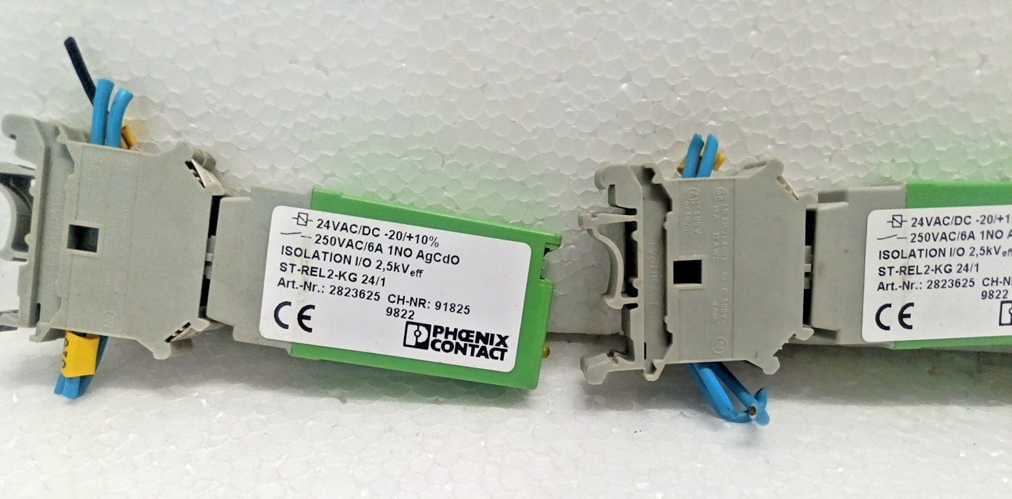 Phoenix Contact ST-REL2-KG 24/1 24 VAC/DC Art Nr : 2823625 Lot Of 3 Pcs