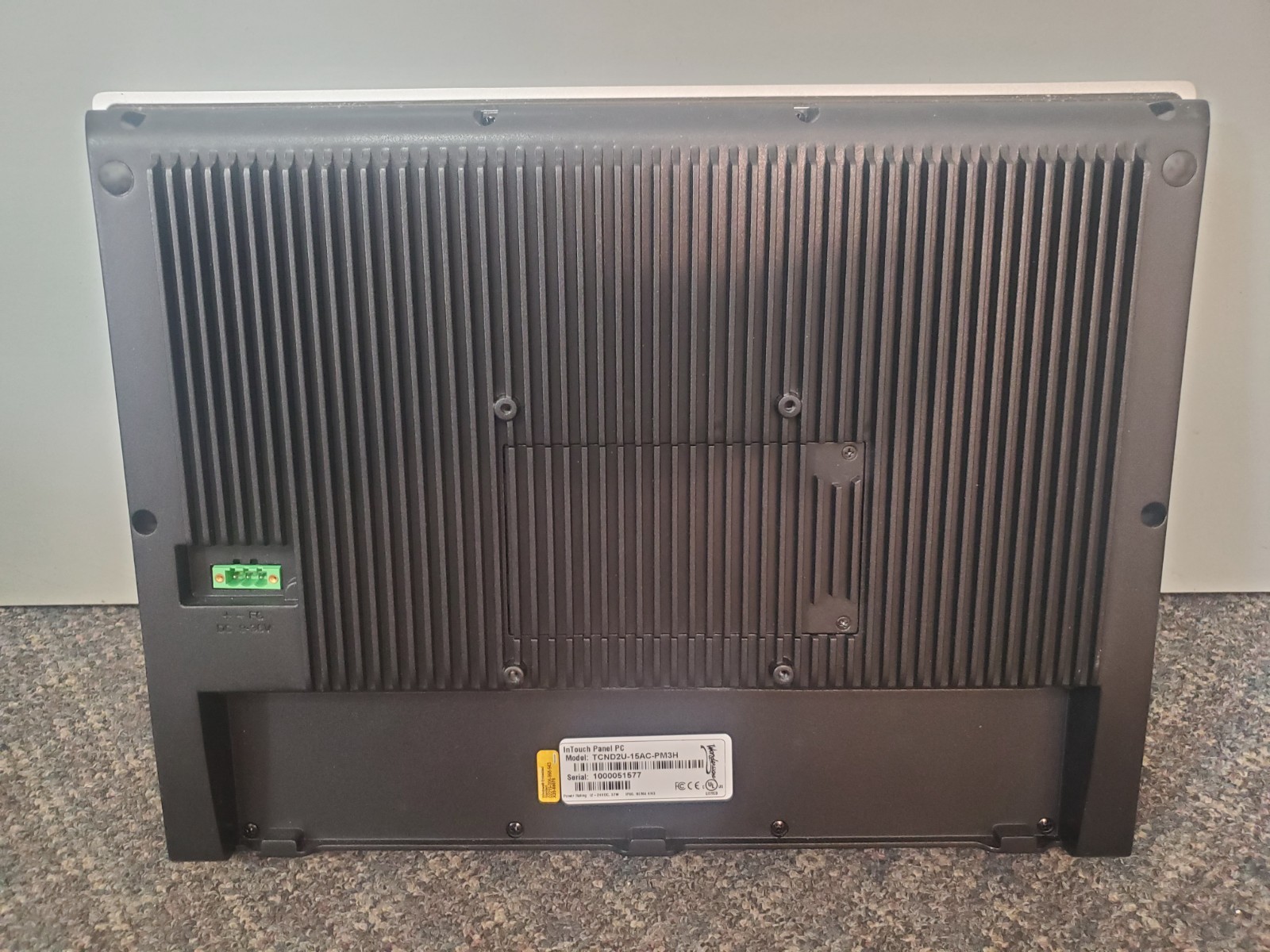 Wonderware TCND2U-15AC-PM3H 15″ InTouch Panel PC: Compact — Windows 7 Embedded