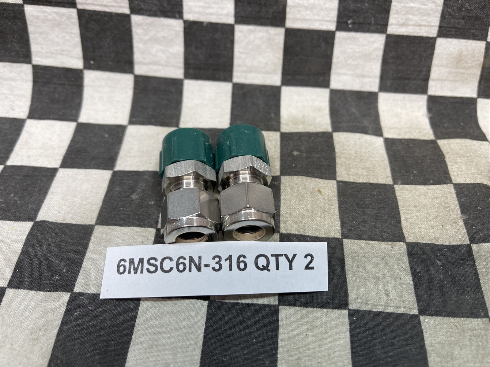 PARKER MALE, 8MSC8N-316, 4MSC4N-316, 4MSC2N-316, 6MSC6N-316, LOT OF 8#1229V5