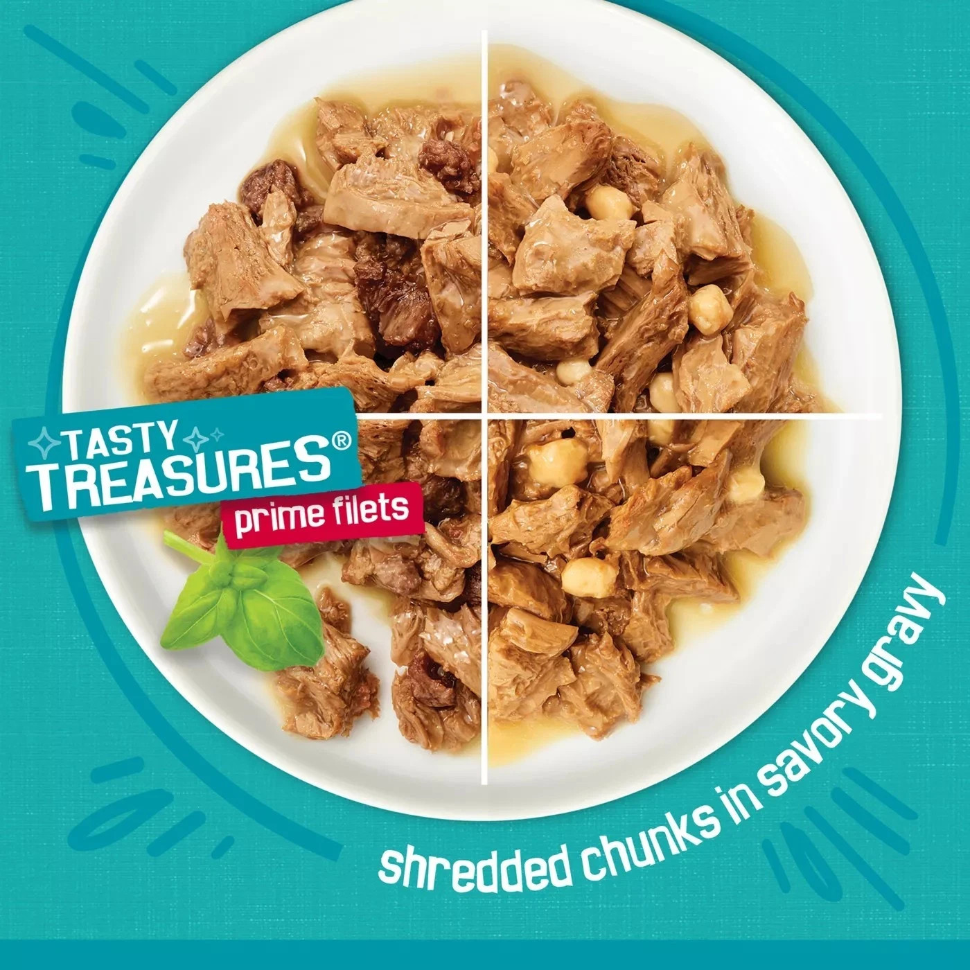 Friskies® Tasty Treasures Adult Cat Wet Food – Variety Pack, 96 CT, 528 OZ