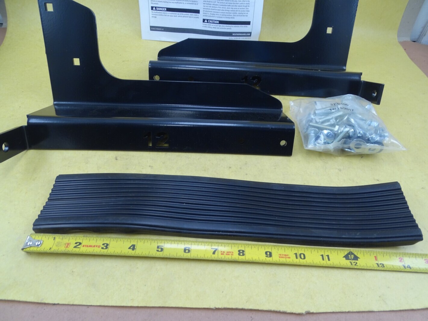 Weather Guard Protect-O-Rail Cab Protector Dodge Mounting Base, 1912-5-01