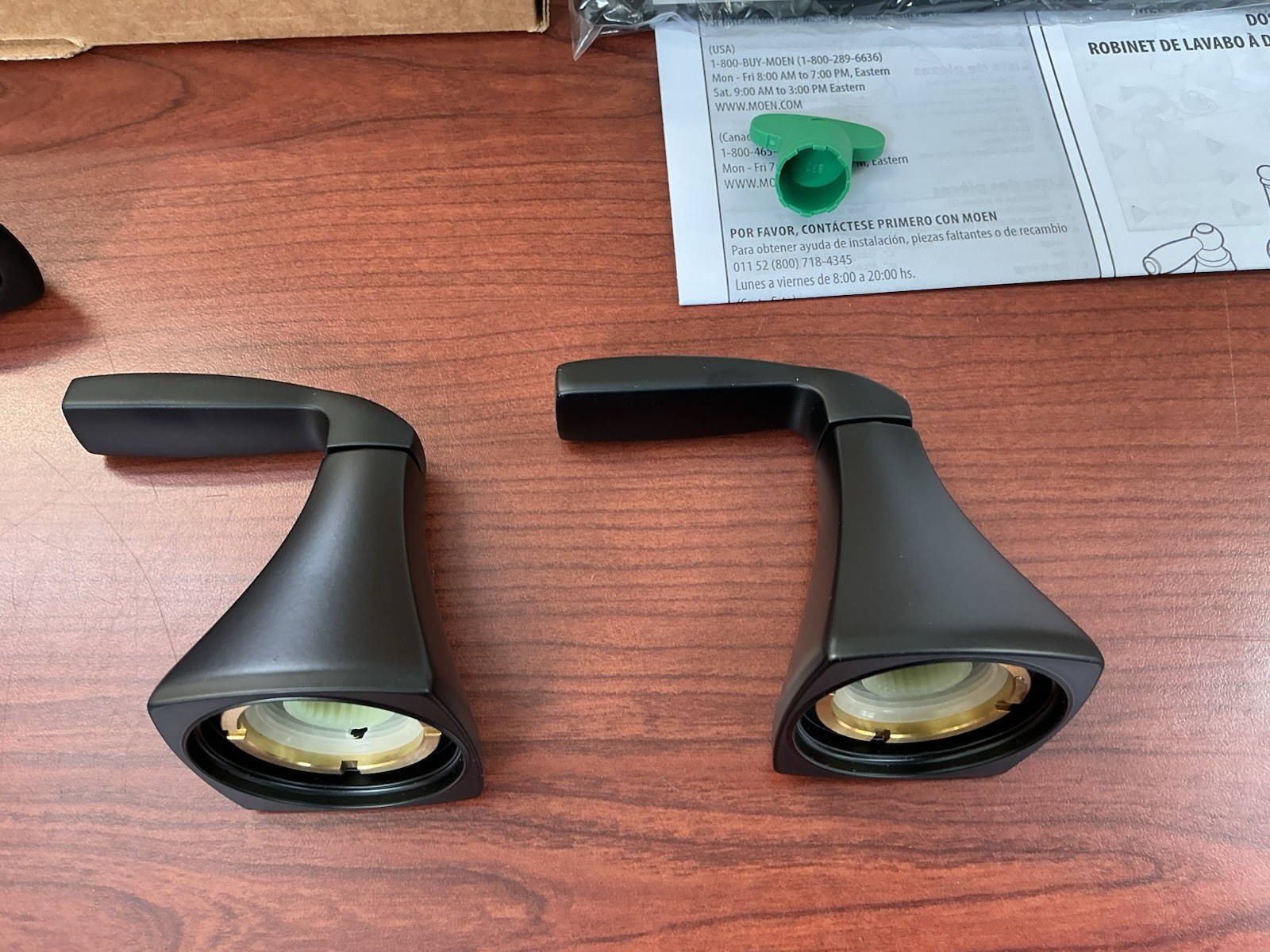 NEW Moen T6905BL Voss 2-Handle Bathroom Faucet Trim Matte Black B140