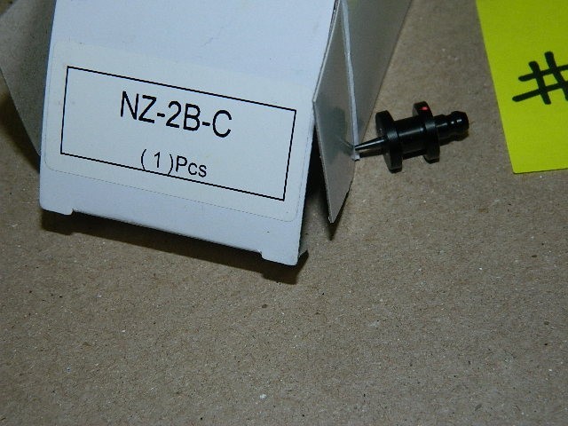 MANNCORP NZ-12B-C (ID=0.8, Black, Conical) Ceramic (NZ-02B-C) NEW LOT # 91