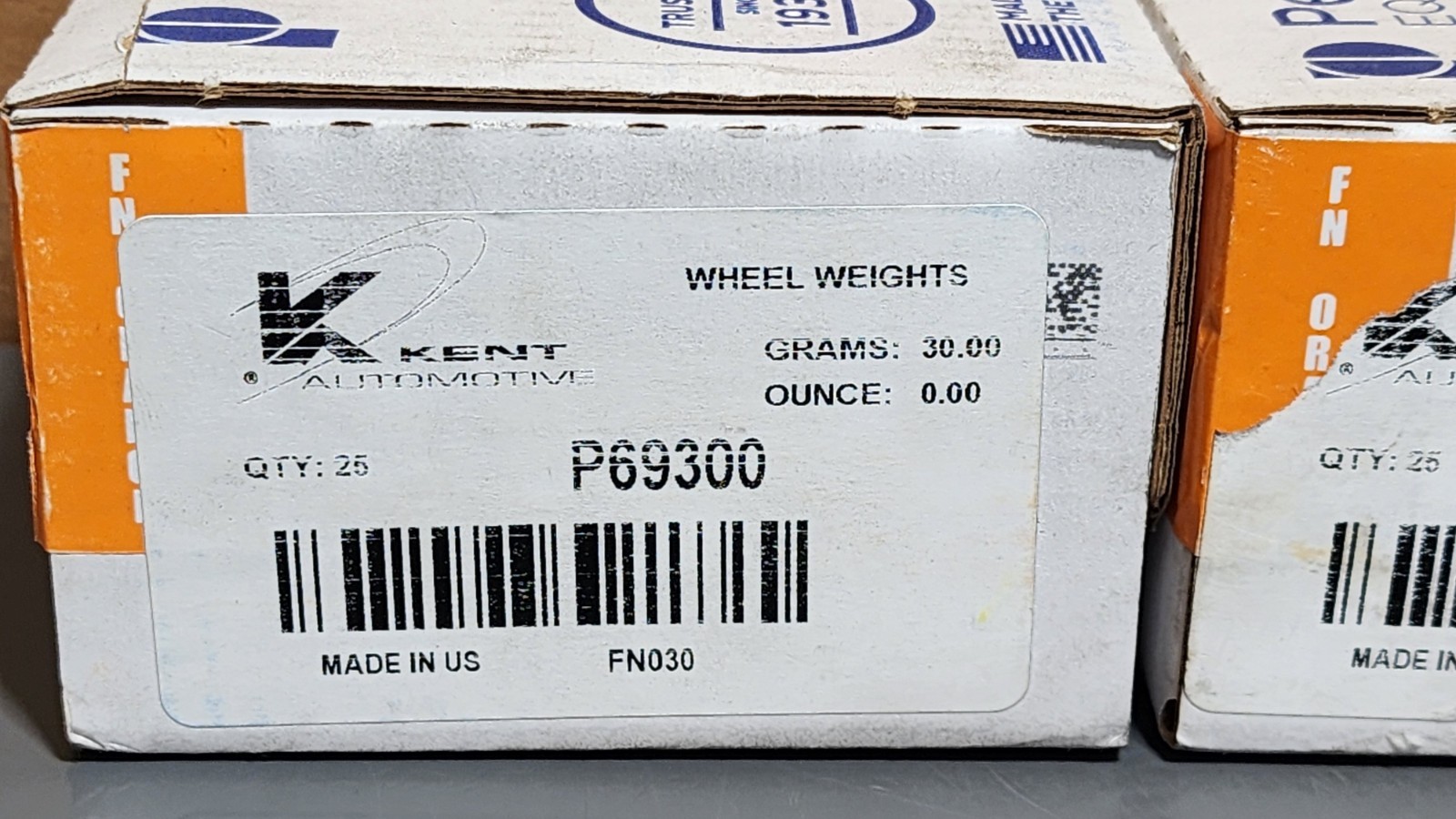PERFECT EQUIPMENT P69300 Wheel Weights 30 Grams (Qty 50)
