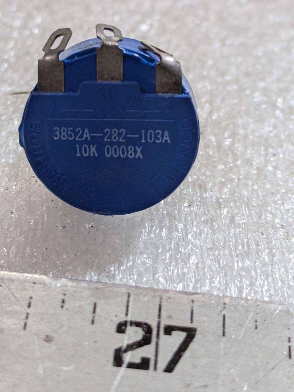 Bourns 3852A-282-103A 10K Ohm Panel Mount Rotary Potentiometer 2W Linear OEM