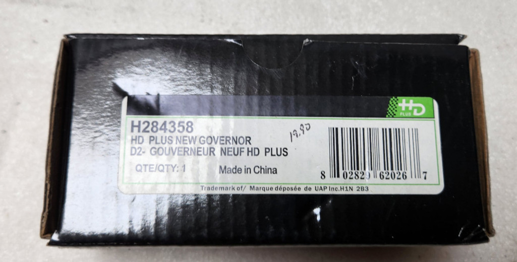 NEW GENUINE HD Plus Governor H284358