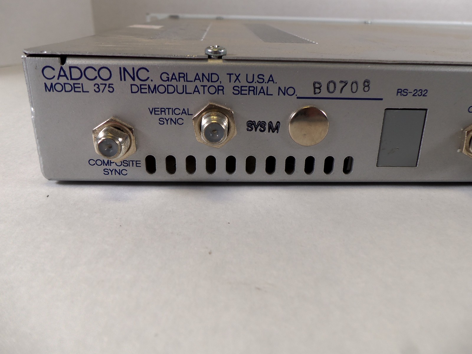 Cadco Agile Demodulator Model 375 skuB